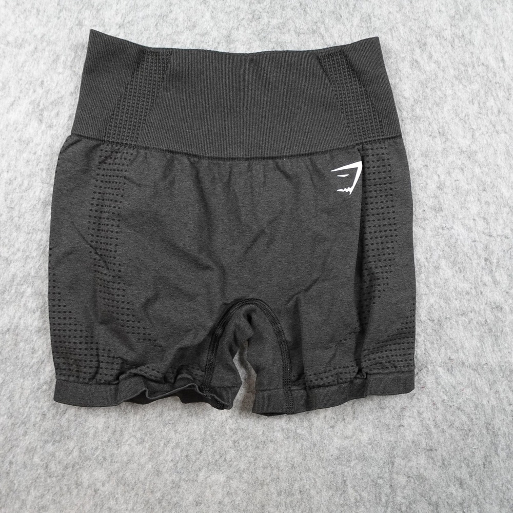 Gymshark Shorts Women XS/S? Charcoal Vital Seamless High Waisted Active Workout